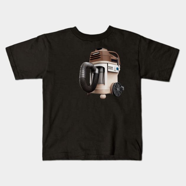 Woodworking Dust Collector Kids T-Shirt by About Passion